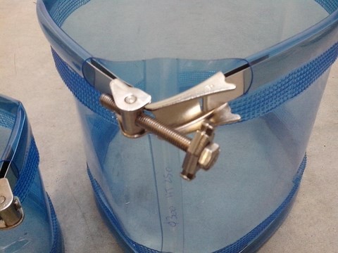 Manchette polyuréthane avec collier intégré
