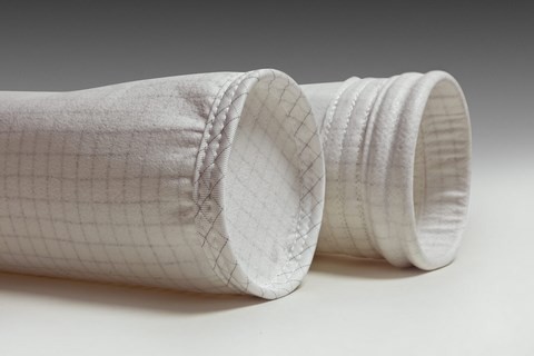Manche filtrante feutre polyester antistatique