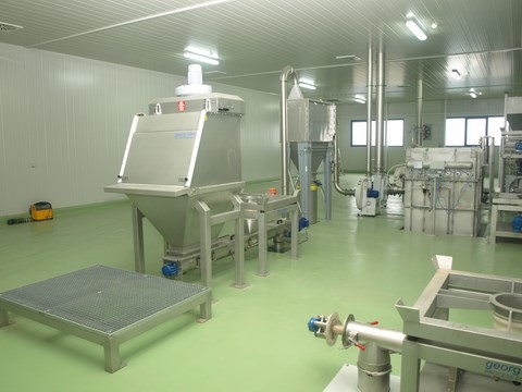 Trémie de vidange pour ingrédients